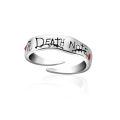 Death Note Anime Ring Yagami Light Alloy Cosplay Prop for Women Men Adjustable Ring Jewelry Accessory.