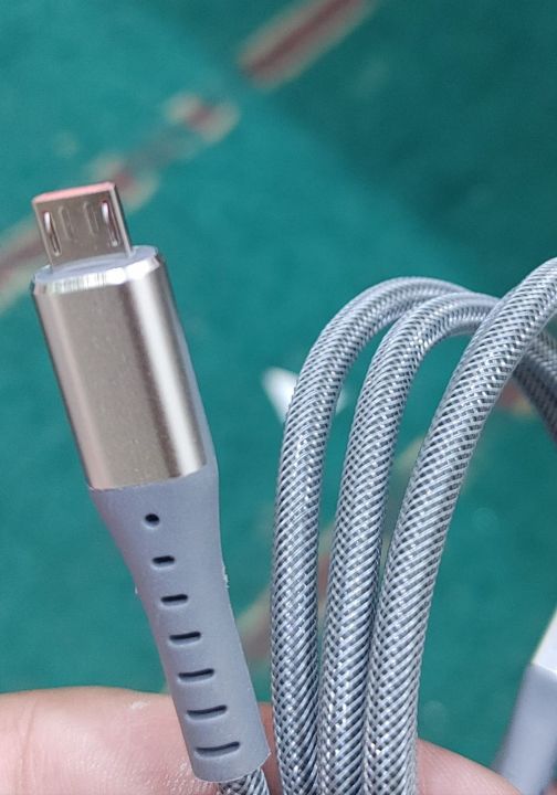 Nylon braided Micro Usb fast charging cable for mobiles