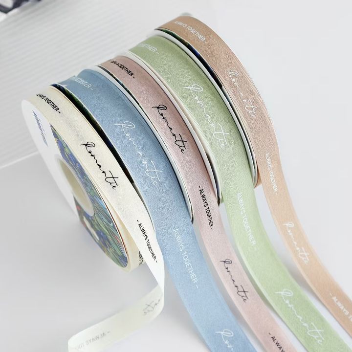 5-yard flower bouquet packaging ribbon  box,  baked bow ribbon