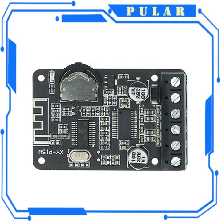 10W/15W/20W Stereo Bluetooth Power Amplifier Board 12V/24V PLR High Power Digital Amplifier Module XY-P15W