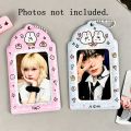 2pcs Cute Bunny PVC Photocard Holder Photo Card Protector.