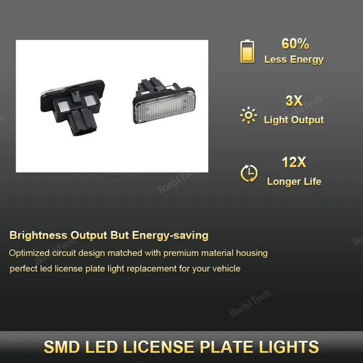 2Pcs%20License%20Plate%20Light%20For%20Mercedes%20Benz%20E%20C%20Class%20W210%20W202%204D%20AMG%20LED%20Light%20Car%20License%20Number%20Plate%20Light%20Lamp%20Car%20Lights%20-%20Image%202