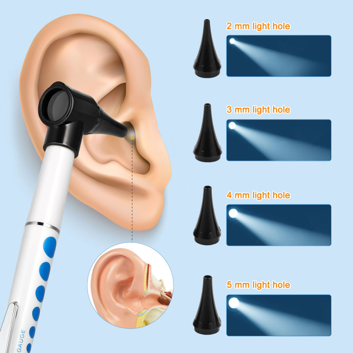 Otoscope%20Penlight%20Ear%20Clean%20Clinical%20Diagnostic%20Flashlight%20Magnifying%20Glass%20Len%204%20Glimpse%20LED%20Lamp%20Health%20Ear%20Care%20Tool%20-%20Image%206