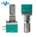 5PCS RK097NS RK097 Potentiometer B10K B5K B100K B1K B50K B20K 500K Shaft 15mm 6Pin Audio Amplifier Sealing Potentiometers Kit. 