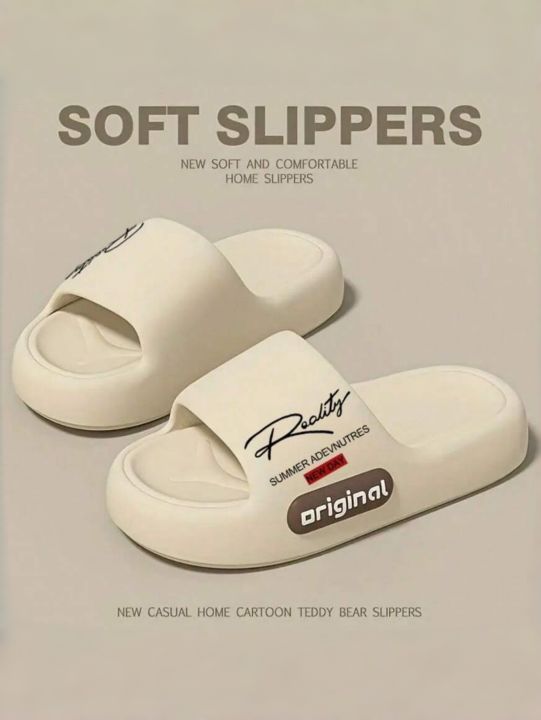 Unisex%20Couple%20Style%20Spring%20and%20Summer%20Eva%20Soft%20Thick-Soled%20Ultra-Comfortable%20Letter-Printed%20Indoor%20Bathroom%20Outdoor%20Vacation%20Casual%20Versatile%20Slide%20Slippers%20-%20Image%204