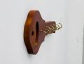 Brown Wooden Key Shape Wood Key Holder. 