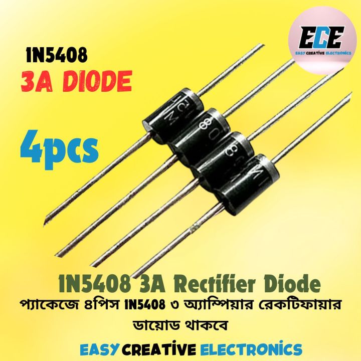 1N5408 1N-5408 1000V 3A Rectifier Diode