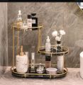 Cosmetic storage Rack make up organizer shelf bathroom shelf rack. 