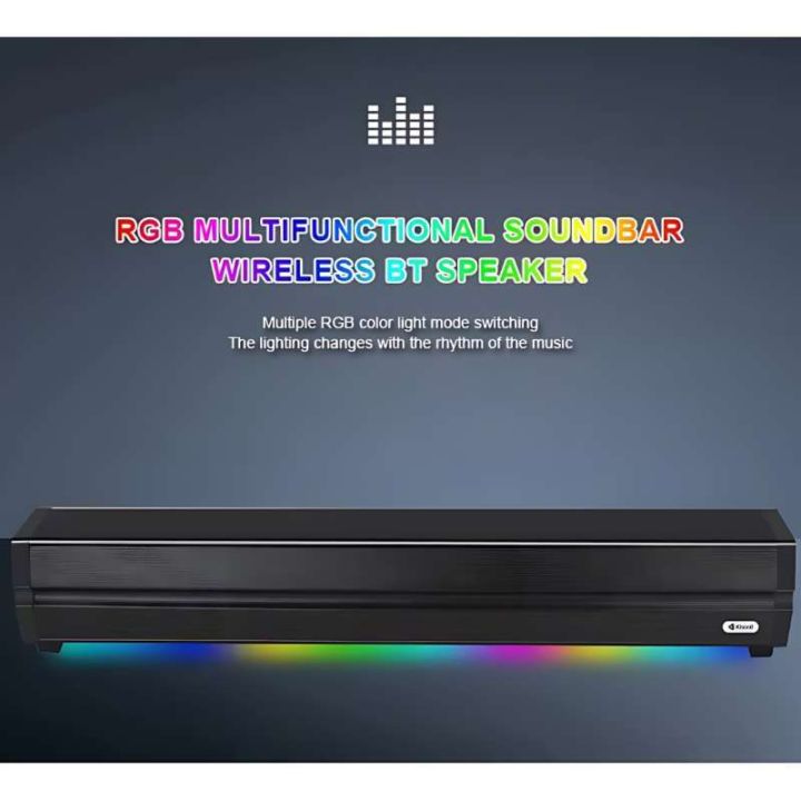 KISONLI%20LED-802%20RGB%20WIRELESS%20BT%205.3%20MODERN%20RETRO%20DESIGN%20SOUNDBAR%20-%20Image%204