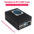 Raspberry Pi 4 Model B ABS Case Optional Cooling Fan Shell Box Fit for GPIO 3.5 Inch Touch Screen for Raspberry Pi 4. 
