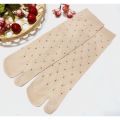 Pack of 3 Ladies Dot Print Thumb Socks - High-Quality Fabric. 