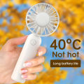 Portable Mini Fan USB Chargeable Handheld Dual Fan Motors Summer Outdoor Portable Hand Hold Fan Three speeds Adjustable. 