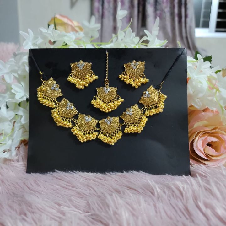 indian tikli set earrings for girls 3