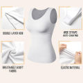 Women Tummy Control Tank Tops Slimming Body Shaper Waist Trainer Corset with Padded Bra Shaperwear Compression Camisole Vest. 