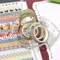10 Rolls Flower Washi tapes set School supplies Cute stickers Masking tape Aesthetic stationery Scrapbooking journal decoration.