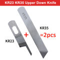 KR23 KR35 Upper /Down Knife Blade For Industrial Sewing Machines Tungsten Steel Fit For Siruba 737 747 757 Pegasus 700-3 700-4. 