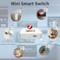 Tuya Smart Light Switch Module Zigbee 3.0 Smart Life for Alexa  Home Yandex DIY Remote Breaker Delay 1/2/3 Gang 100-240V lightify. 