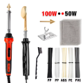 50W / 100W Home Leather Ironing Tool Crack Repair Smoothing Tool Repair Plastic Soldering Iron Car Bumper Welding Machine,Tools. 