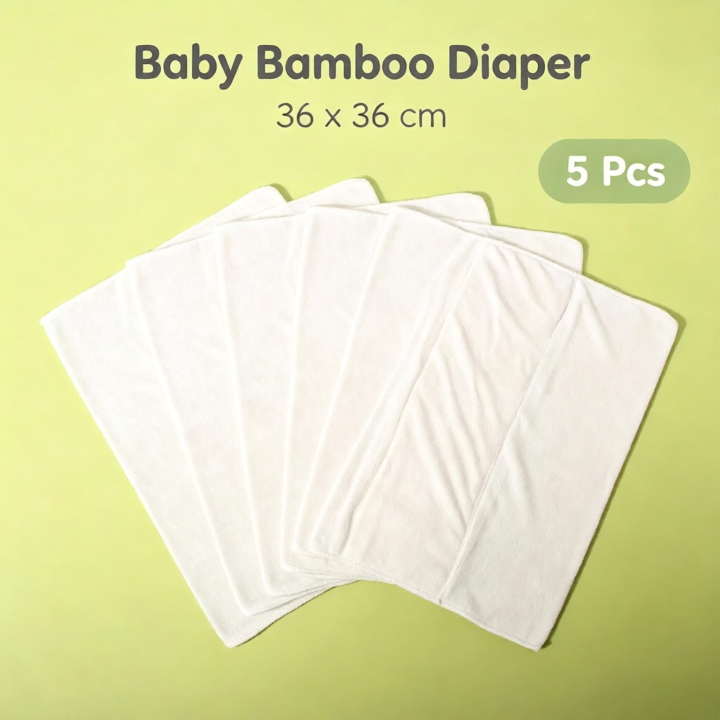 Pororo%205pcs%20Natural%20Bamboo%20Fiber%20Diaper%20Tri-fold%20Re-washable%2036X36CM%204-layer%20Bamboo%20Fiber%20Diaper%20Liner%20Fits%20Baby%20Diaper%20Liner%20-%20Image%207