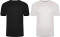 Classy Plain white and black t-shirt. 