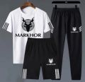 Pack Of 3 Markhor Printed Tracksuit For Men. 