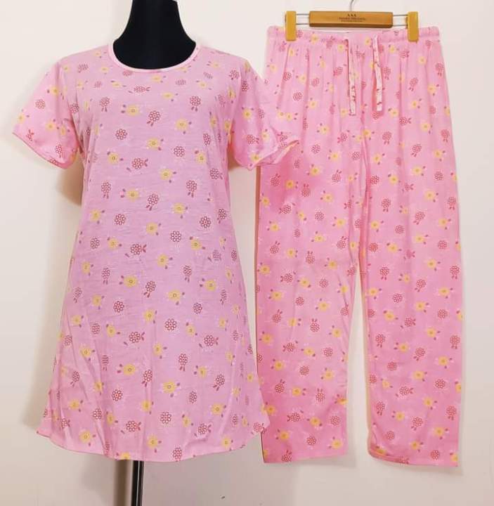 Long%20Tshirt%20with%20Palazzo%20Set%20for%20Women%20Multicolor%20Random%20Design%20Cotton%20-%20Image%202