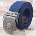 Canvas Hot Army Tactical Casual Metal Buckle Belts Men's Fashion Wild China  Belt. 