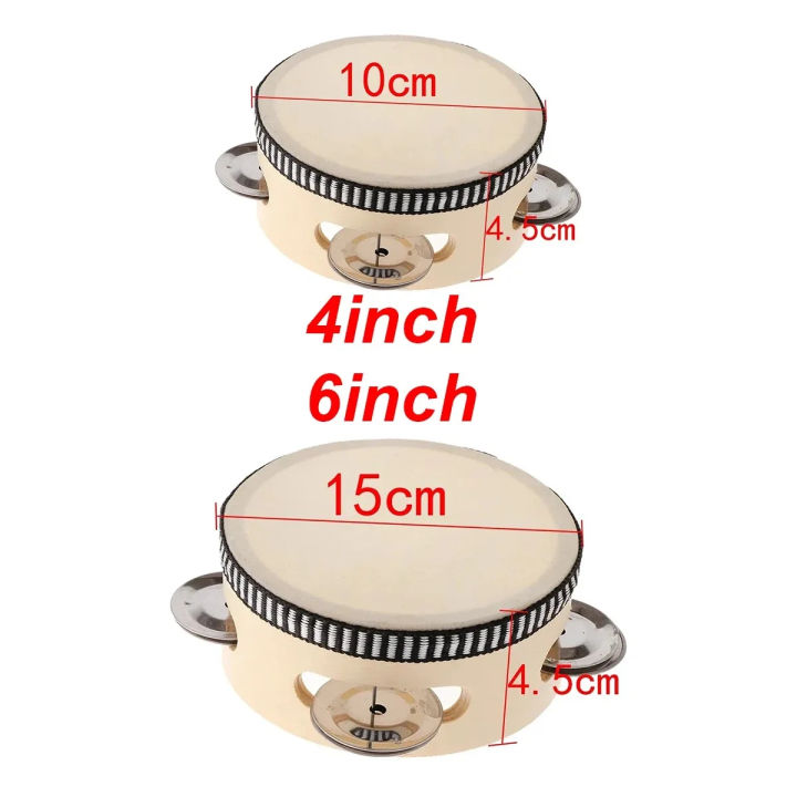 6inch%20Hand%20Held%20Drum%20Tambourine%20Drum%20Metal%20Jingles%20Percussion%20Musical%20Instrument%20For%20KTV%20Party%20Games%20-%20Image%205