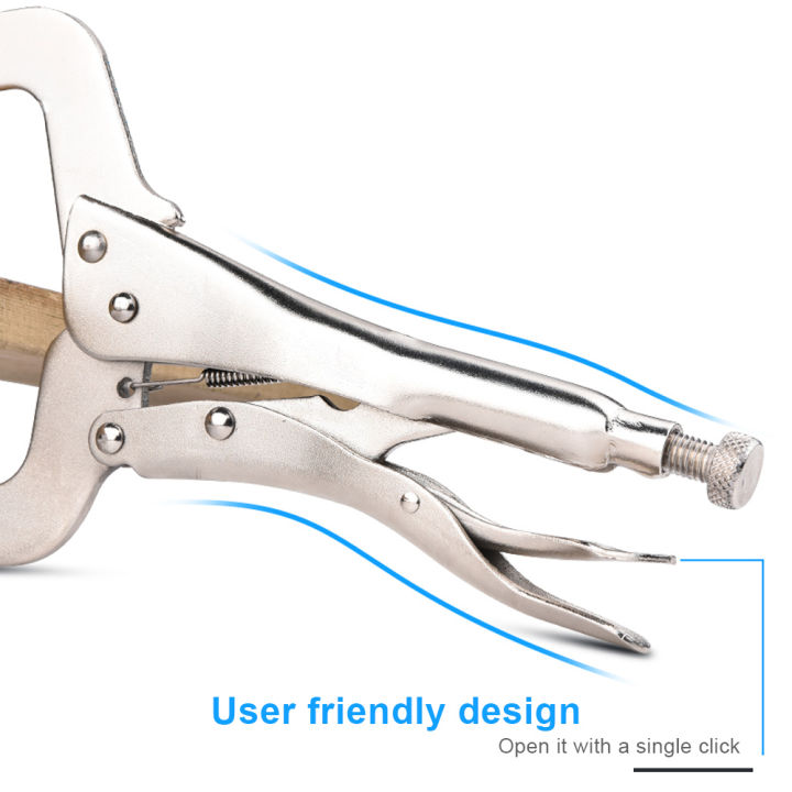 C%20Clamp%20weld%20Clip%20Woodwork%20Alloy%20Steel%20Pad%20Wood%20Work%20Grip%20Vise%20Lock%20Jaw%20Swivel%20Pincer%20Tong%20Tenon%20Locator%20Hand%20Tool%20Fix%20Plier%20-%20Image%204