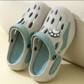 Light weight Cream Fancy Design Crocs For Unisex. 