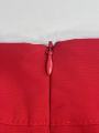 Korean version of the new half-skirt elastic waist plus-size women's long skirt high waist show thin skirt with a wide range. 