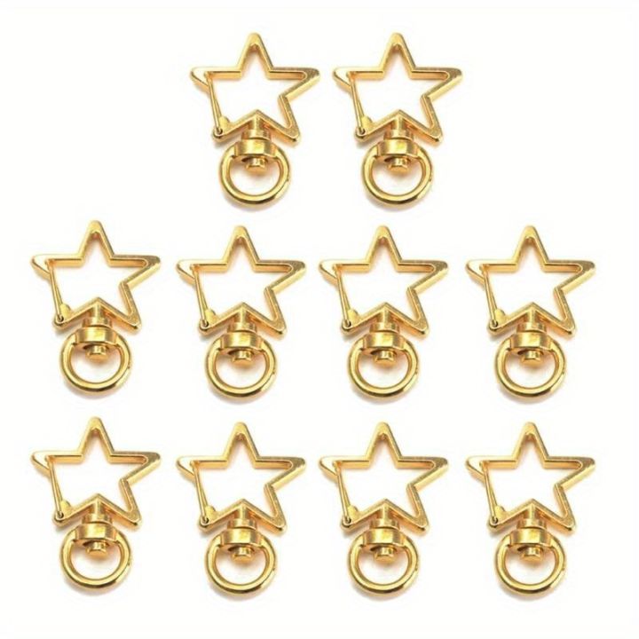 15PCS%20Metal%20Swivel%20Lobster%20Claw%20Clasps%20Star/Moon%20Snap%20Hook%20Swivel%20Lanyard%20Clip%20DIY%20Supplies%20Jewelry%20Making%20Keychain%20-%20Image%207