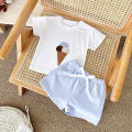 2Pcs Boy Girl Summer New Baby Clothes Sets Children Clothing Ice Cream Print T-shirt+Shorts Infant Toddler Outfit Suit Clothes. 