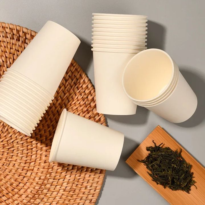 50/100PCS%20210/250ml%20Pure%20White%20Paper%20Cups%20Disposable%20Coffee%20Tea%20Milk%20Cup%20Party%20Drinking%20Accessories%20Camping%20Party%20Supplies%20-%20Image%202