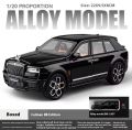 1:20 Rolls-Royce Cullinan Alloy Car Model Simulation Toy Sound And Ligh. 