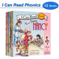 I Can Read Phonics 12 Books/Set My Very First Picture Books English Story Pocket Book for Children Kids Baby Montessori Reading. 