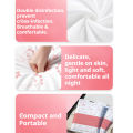 1/3 Pack Set Includes (1 Pillowcase + 1 Bed Sheet + 1 Duvet Cover) Disposable Bed Sheet, Duvet Cover, Pillowcase, Thickened Hotel Travel Bedding, Dirt-Resistant, Easy to Carry, a Blessing for Those Who Are Hygienic, No-Wash, Sterilized, Safe to Use, Co.... 