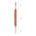 Stainless Steel Coffee Decorating Art Pen Wooden Handle Latte Pull Flower Needle Barista Tool Coffee Accessories Modeling Tool.