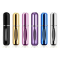 Mini Refillable Perfume Bottle Spray Aluminum 5ml Travel Atomizer Multicolor.
