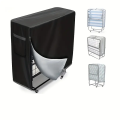Waterproof Folding Bed Storage Cover With Zipper - Dustproof Rollaway Protector For Home, Office- Indoor/Outdoor Compatible. 