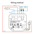 LoraTap Tuya ZigBee Wireless 2 Gang Switch Relay Module Smart Life App Remote Control Timer Work with  Assistant Alexa. 