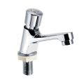 Public Ktchen Bathroom Time Delay Faucet Chrome Plated Self Closing Water Saving Faucets Basin Sink Taps Bathroom Faucet. 