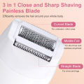Solimpia 5-in-1 Electric Hair Removal Device Rechargeable Body Nose Hair Trimmer Eyebrow Grooming Kit for Woman. 