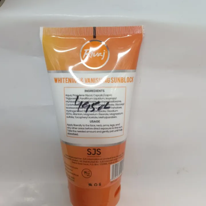 RIVAJ%20WHITENING%20&%20VANISHING%20SUNBLOCK%20SPF%2060%20120ML%20-%20Image%203