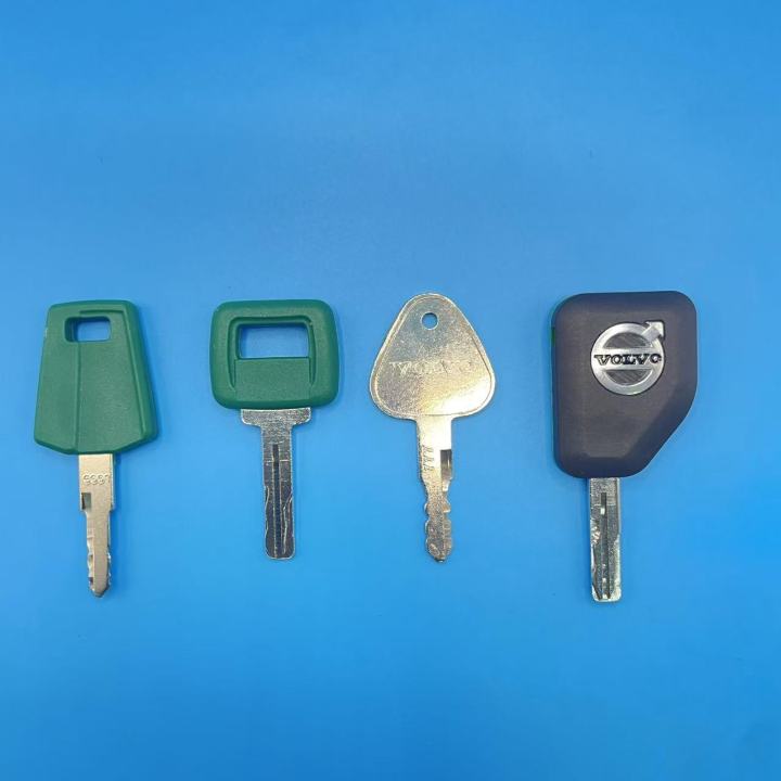 1PC x 11039228 excavator key EC55 60 210 290 300 350 480D new ignition ...