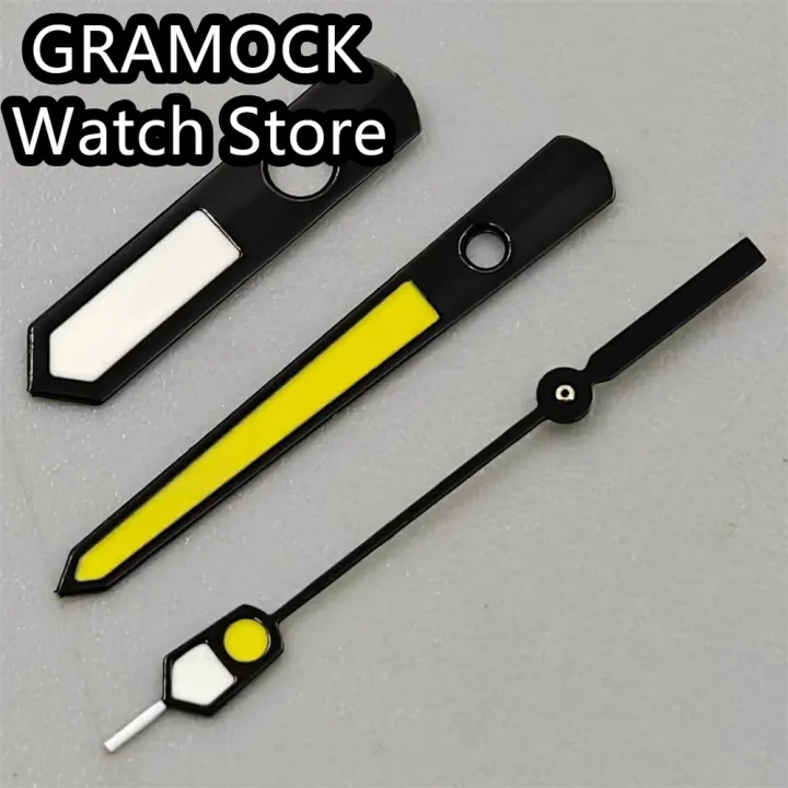 GRAMOCK%20NH35%20Hands%20Set%20Black%20Yellow%20White%20Watch%20Hands%20Green%20Luminous%20For%20NH35%20NH36%20NH38%20NH70%20NH72%20Movement%20Watches%20Pointers%20-%20Image%205