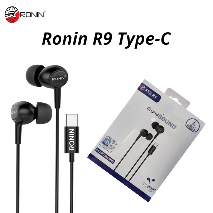 Ronin R-9 Type-C Handsfree /  Extra Bass / RONIN NEVER COMPROMISE IN PRODUCT QUALITY
