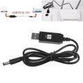 DC 5V to 12V Step Up Boost Converter Cable for 12 volt Wifi Router 5v Power Bank To 12v 1A Output USB port to 12v 5.5mm Plug 12 valt 1 ampere Router ( moti pin ) run with Power bank. 