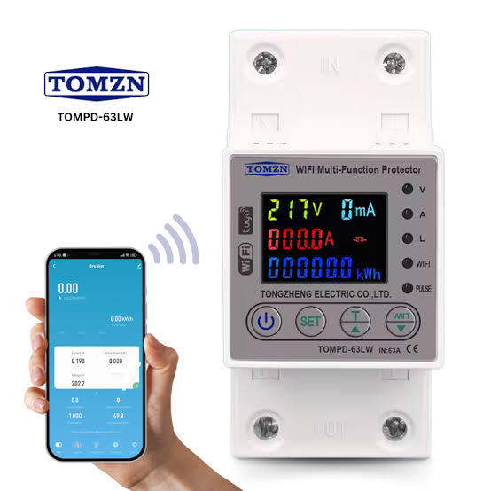 TOMZN TOMPD-63LW | WIFI Multi function Protector Breaker