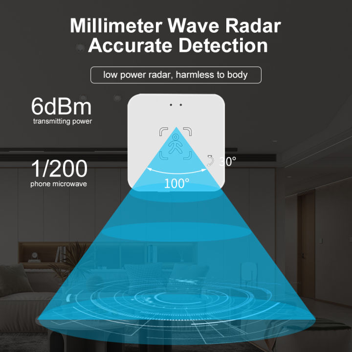 ZigBee/Wifi%20Tuya%20Smart%20Human%20Presence%20Motion%205.8G/24G%20PIR%20Microwave%20Radar%20Light%20Luminosity%20Detection%20Smart%20Life%20Home%20Automation%20-%20Image%205